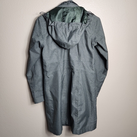 Eddie Bauer Womens Green Girl on the Go Waterproof Trench Coat-Size XS - Picture 10 of 10